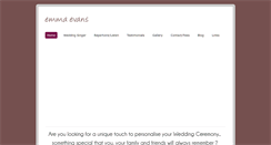 Desktop Screenshot of emmaevans.com